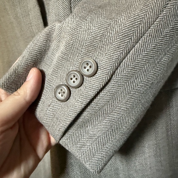 Pendleton 100% Wool Brown Blazer - women’s size 14 petite - Picture 6 of 11